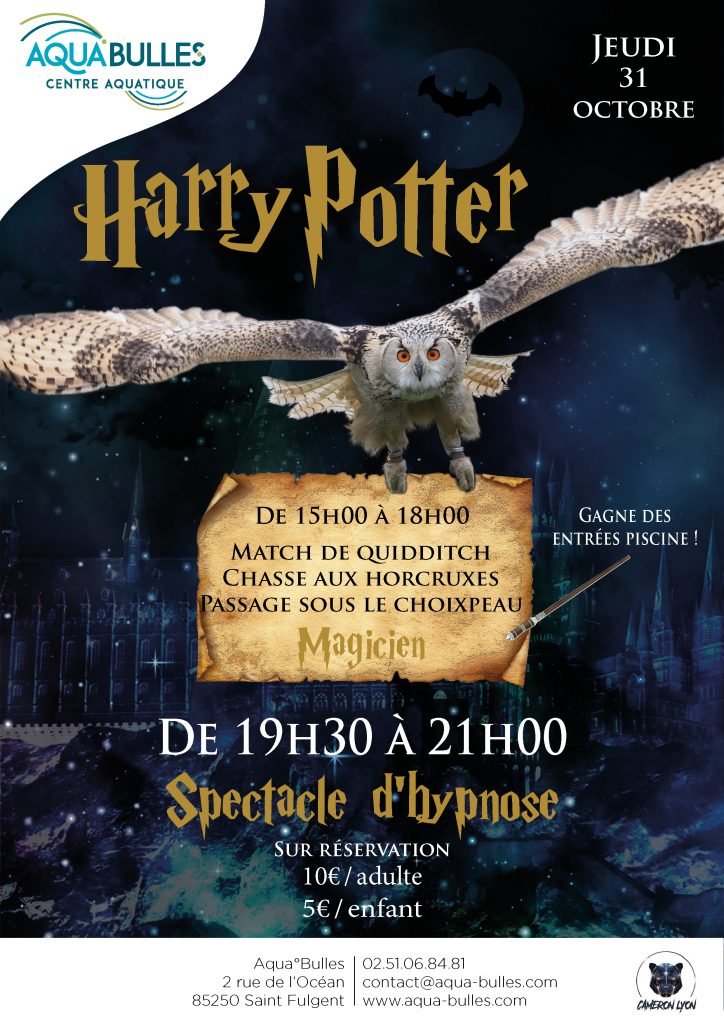 Halloween spécial Harry Potter à AquaBulles
