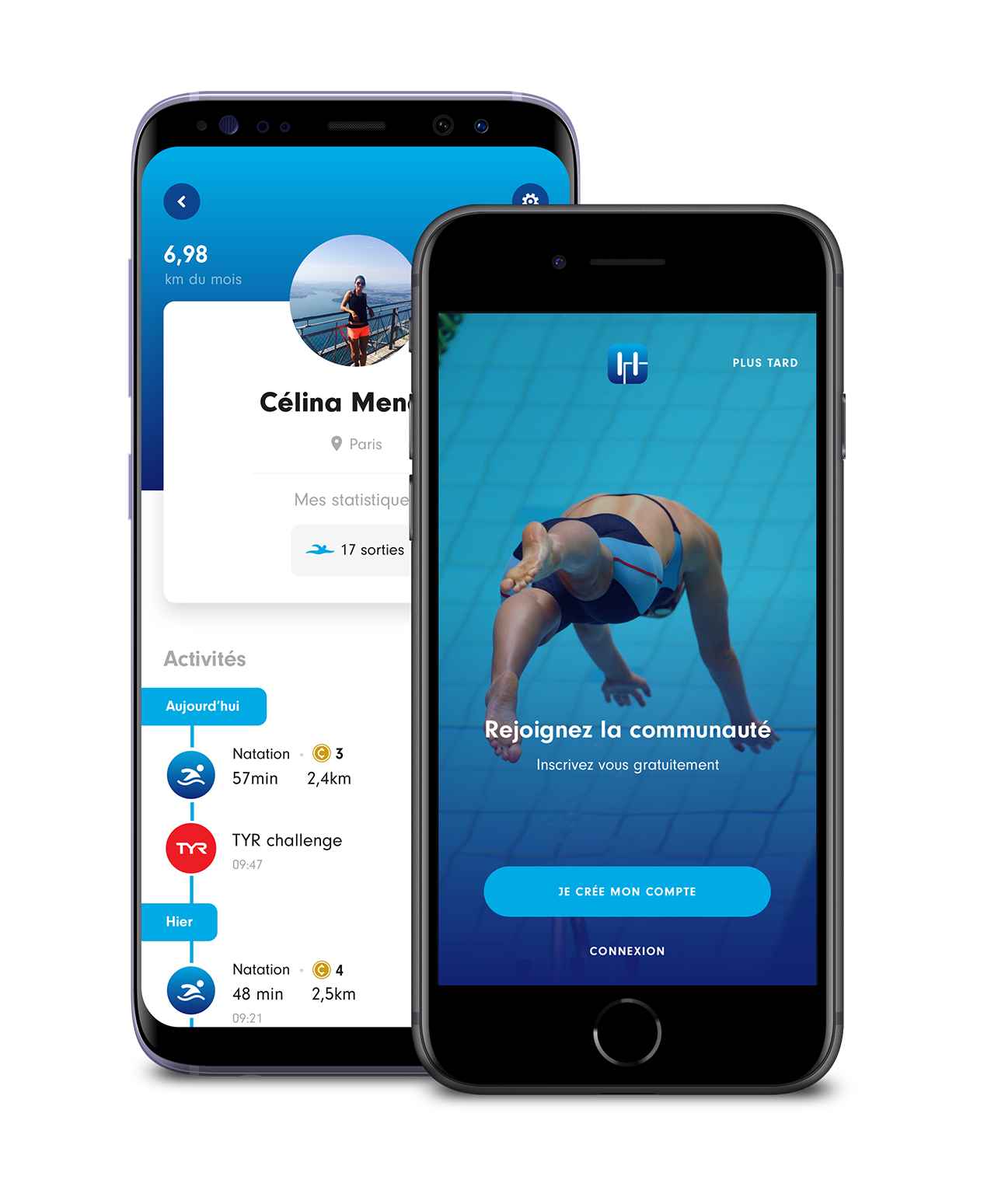 Meilleures applications pour nageurs