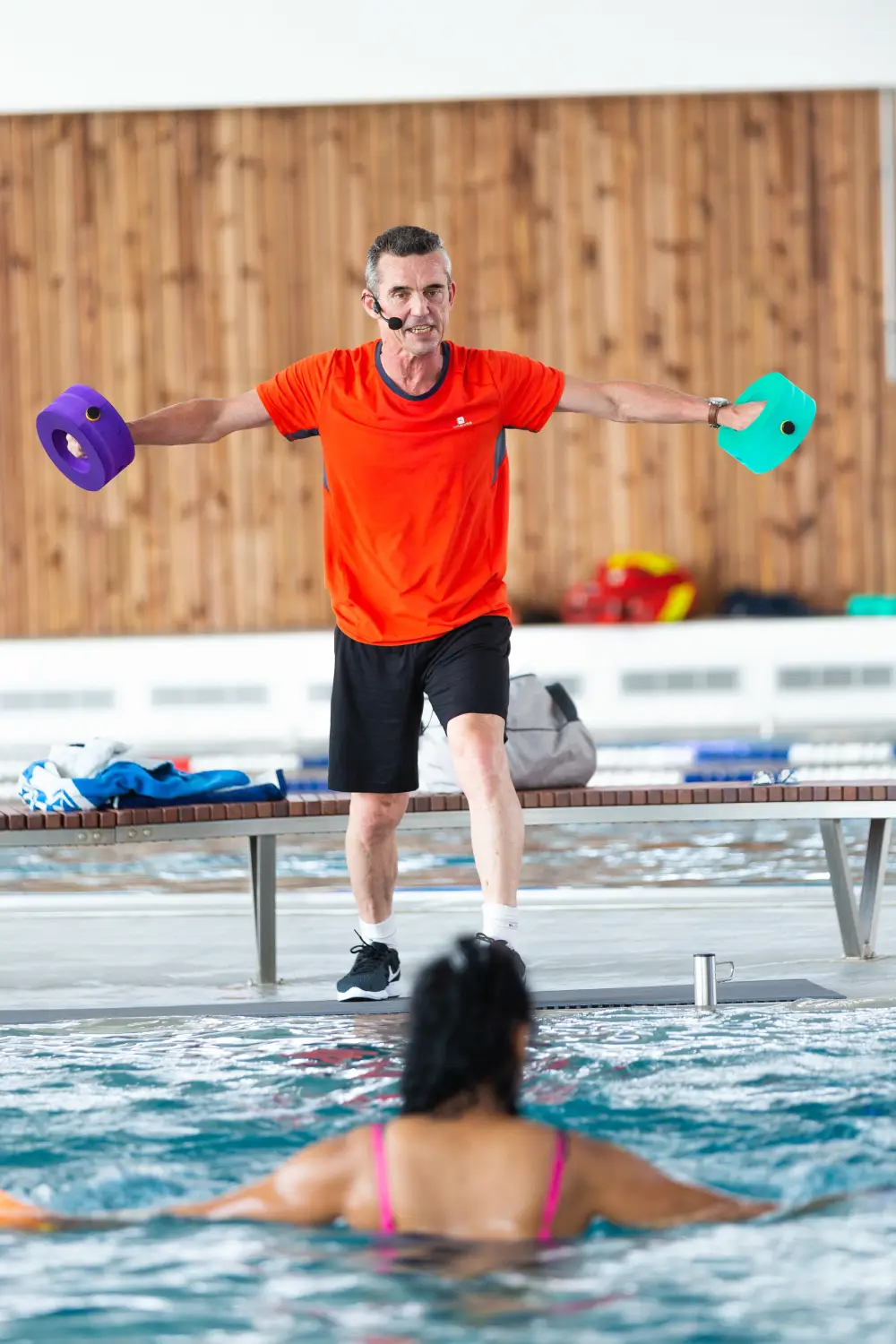 Les étirements après la nage